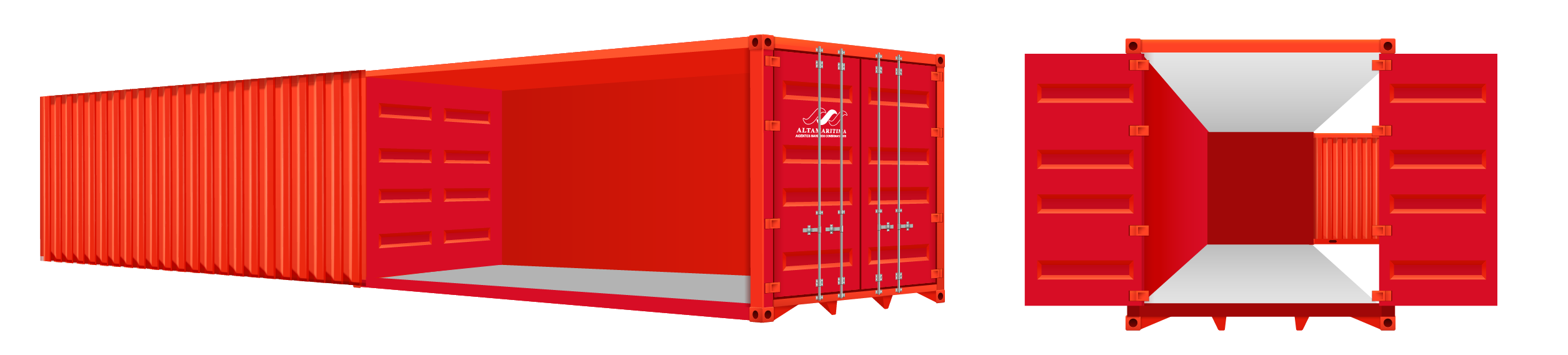 Tipos de contenedores (usos y dimensiones) – Altamaritima